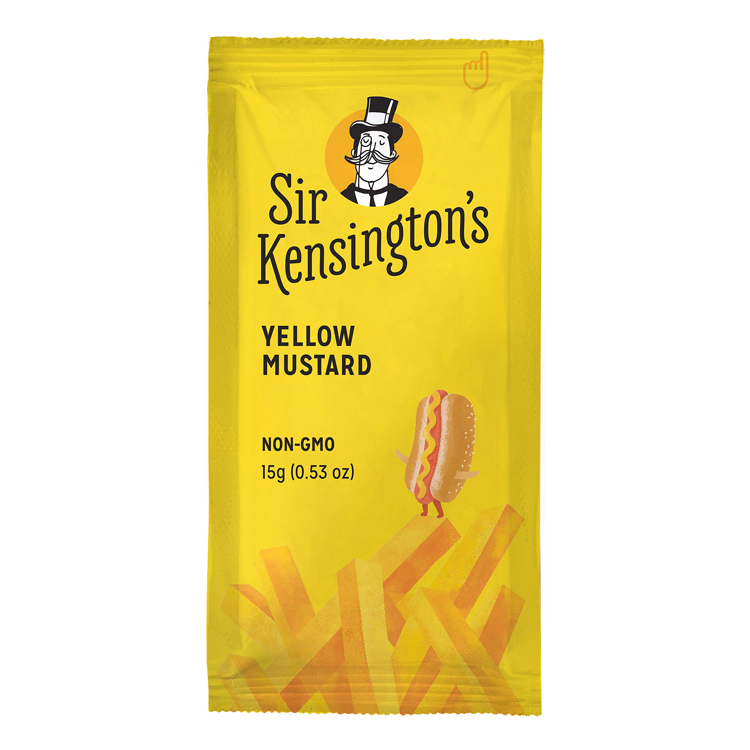 Amazon.com : Sir Kensington's Mustard Packets To Go, Yellow